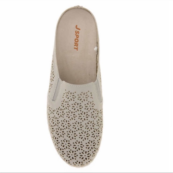 Jsport Ladies' Floral Mule, Beige - Picture 5 of 7